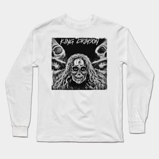 King Crimson-Black & White illustrations Long Sleeve T-Shirt